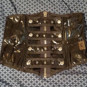 Waist clincher black see through